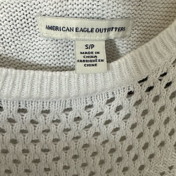 AEO White Knit Sleeveless Sweater Tank - Size Small. - Picture 4 of 5